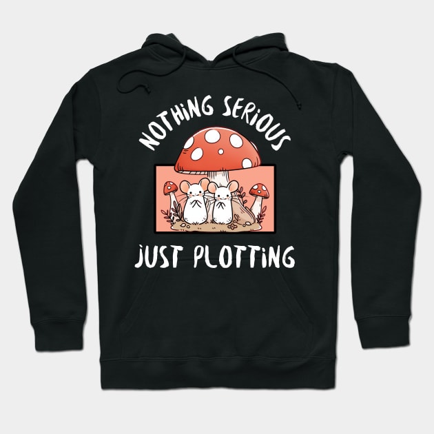 Mice Plotters Under Mushroom Hoodie by Eine Creations